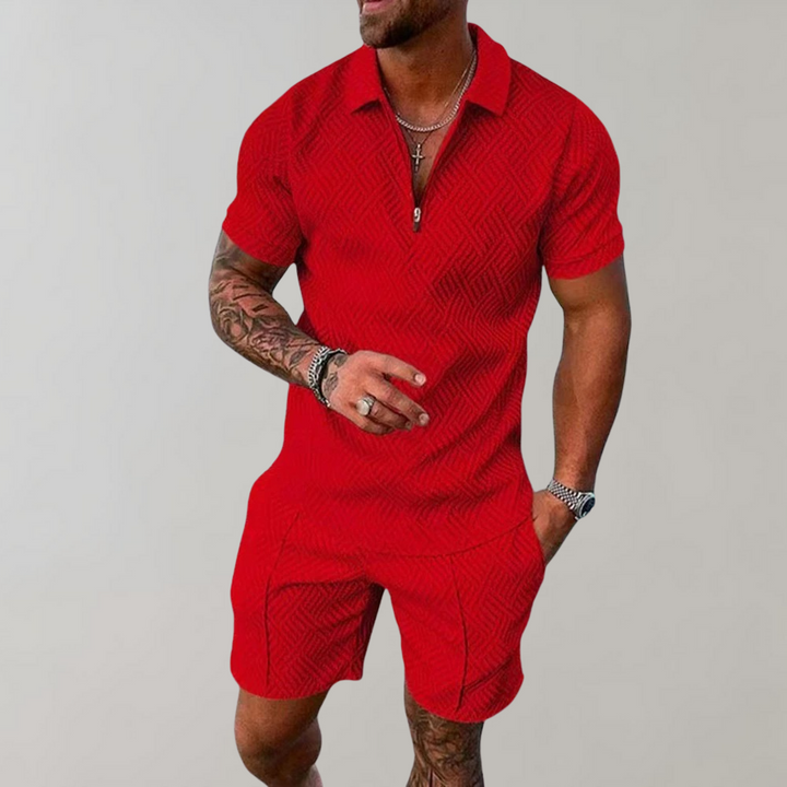 Hugo - Polo en shorts zomerset voor heren