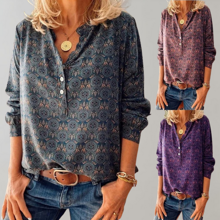 Amalie - Vintage blouse voor dames